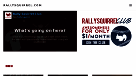 What Rallysquirrel.com website looked like in 2016 (8 years ago)