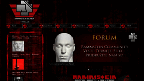 What Rammstein-serbia.com website looked like in 2016 (8 years ago)