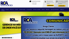 What Rcasistemas.com.br website looked like in 2016 (8 years ago)