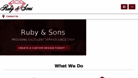 What Rubyjewelers.com website looked like in 2016 (8 years ago)