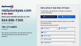 What Restyoureyes.com website looked like in 2016 (8 years ago)