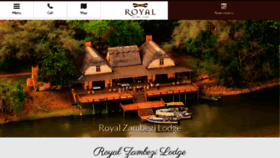 What Royalzambezilodge.com website looked like in 2016 (8 years ago)