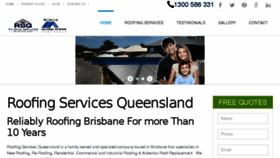 What Roofingservicesqld.com.au website looked like in 2016 (8 years ago)