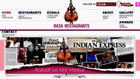 What Rasarestaurants.com website looked like in 2016 (8 years ago)