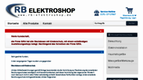 What Rb-elektroshop.de website looked like in 2016 (8 years ago)