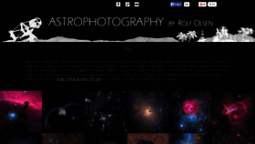 What Rolfolsenastrophotography.com website looked like in 2016 (9 years ago)