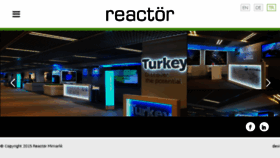 What Reactor.com.tr website looked like in 2016 (8 years ago)