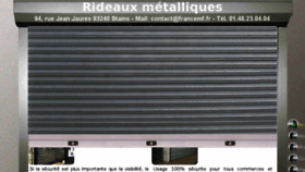 What Rideauxmetalliques.fr website looked like in 2016 (8 years ago)