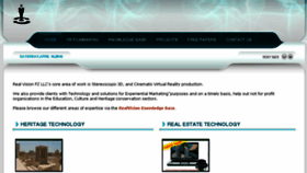 What Realvision.ae website looked like in 2016 (8 years ago)
