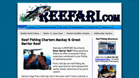 What Reefari.com website looked like in 2016 (8 years ago)
