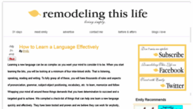 What Remodelingthislife.com website looked like in 2016 (8 years ago)