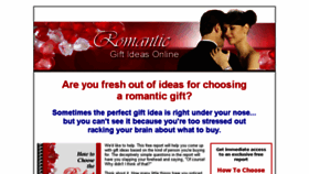 What Romantic-gift-ideas-online.com website looked like in 2016 (8 years ago)