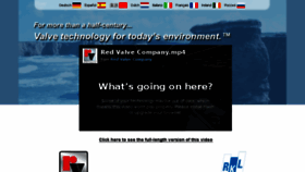 What Redvalve.com website looked like in 2016 (8 years ago)