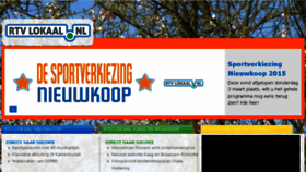 What Rtvlokaal.nl website looked like in 2016 (8 years ago)