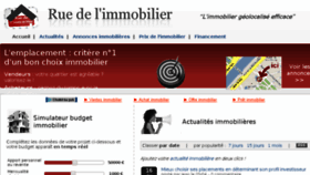 What Ruedelimmobilier.com website looked like in 2016 (8 years ago)