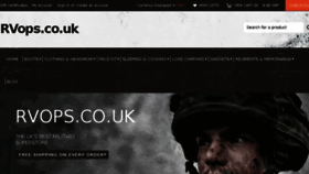 What Rvops.co.uk website looked like in 2016 (8 years ago)