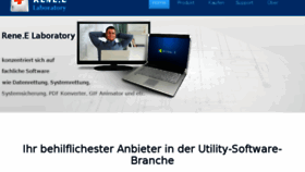 What Reneelab.de website looked like in 2016 (9 years ago)