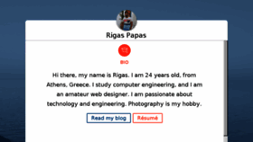 What Rigaspapas.com website looked like in 2016 (8 years ago)