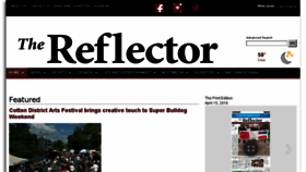 What Reflector-online.com website looked like in 2016 (8 years ago)