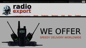 What Radioexport.com website looked like in 2016 (8 years ago)