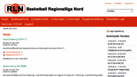 What Rln-basketball.de website looked like in 2016 (8 years ago)