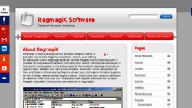What Regmagik.com website looked like in 2016 (8 years ago)