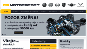 What Rsmotorsport.cz website looked like in 2016 (8 years ago)