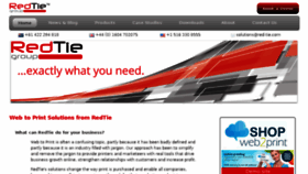 What Red-tie.com website looked like in 2016 (8 years ago)
