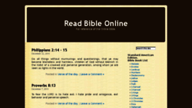 What Readbibleonline.net website looked like in 2016 (8 years ago)