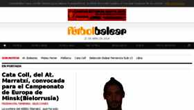 What Radio.futbolbalear.es website looked like in 2016 (8 years ago)