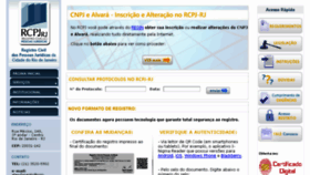 What Rcpjrj.com.br website looked like in 2016 (8 years ago)