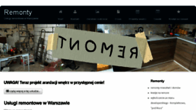 What Remont-mieszkania.pl website looked like in 2016 (8 years ago)