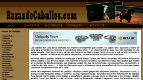 What Razasdecaballos.com website looked like in 2016 (8 years ago)