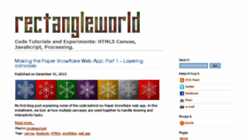 What Rectangleworld.com website looked like in 2016 (8 years ago)