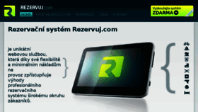 What Rezervuj.com website looked like in 2016 (8 years ago)