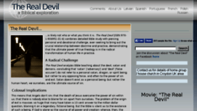 What Realdevil.info website looked like in 2016 (8 years ago)