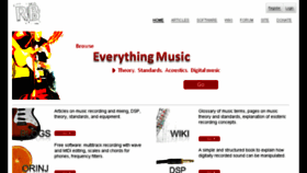 What Recordingblogs.com website looked like in 2016 (8 years ago)