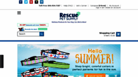What Rescuepetsupply.com website looked like in 2016 (8 years ago)
