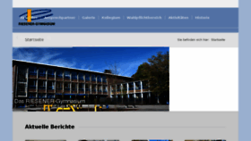 What Riesener-gymnasium.de website looked like in 2016 (8 years ago)