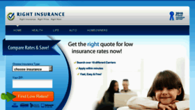 What Rightinsurance.org website looked like in 2016 (8 years ago)