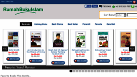 What Rumahbukuislam.com website looked like in 2016 (8 years ago)