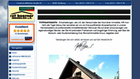 What Ralf-boerner-immobilien.de website looked like in 2016 (7 years ago)
