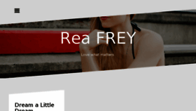 What Reafrey.com website looked like in 2016 (7 years ago)