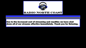 What Radionorthcoast.com website looked like in 2016 (8 years ago)