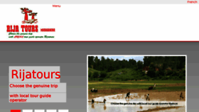 What Rijatours.mg website looked like in 2016 (8 years ago)