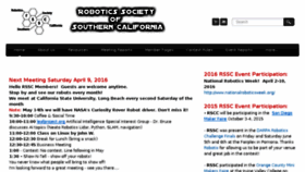 What Rssc.org website looked like in 2016 (8 years ago)