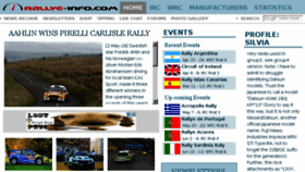 What Rallye-info.com website looked like in 2016 (7 years ago)