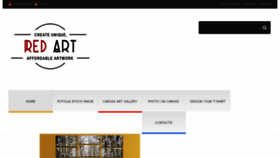 What Redart.co.uk website looked like in 2016 (8 years ago)