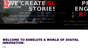 What Rebelute.com website looked like in 2016 (8 years ago)