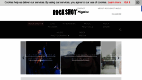 What Rockshot.co.uk website looked like in 2016 (8 years ago)
